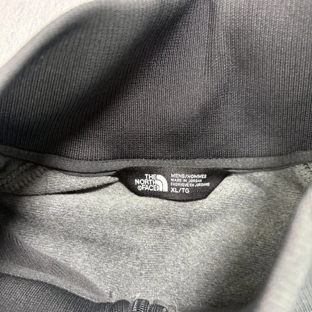 The North Face‎ Jacket Mens XL Gray Tech Full Zip Fleece Outdoor Casual Coat